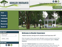 Tablet Screenshot of kesslerinsurance.com